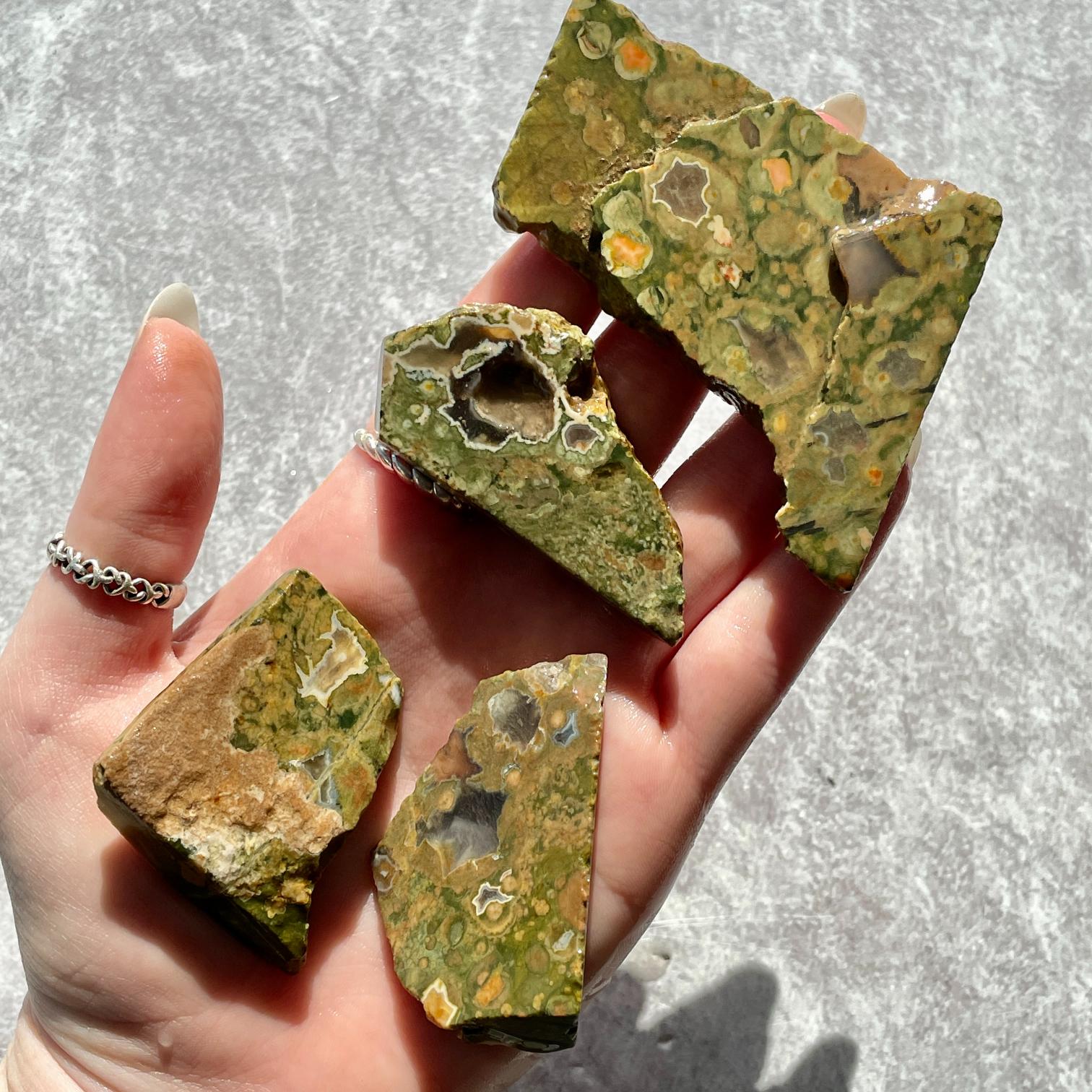 Rough - Slab - Rhyolite Jasper - 1 KG Rough - Slab - Rhyolite Jasper - 1 KG